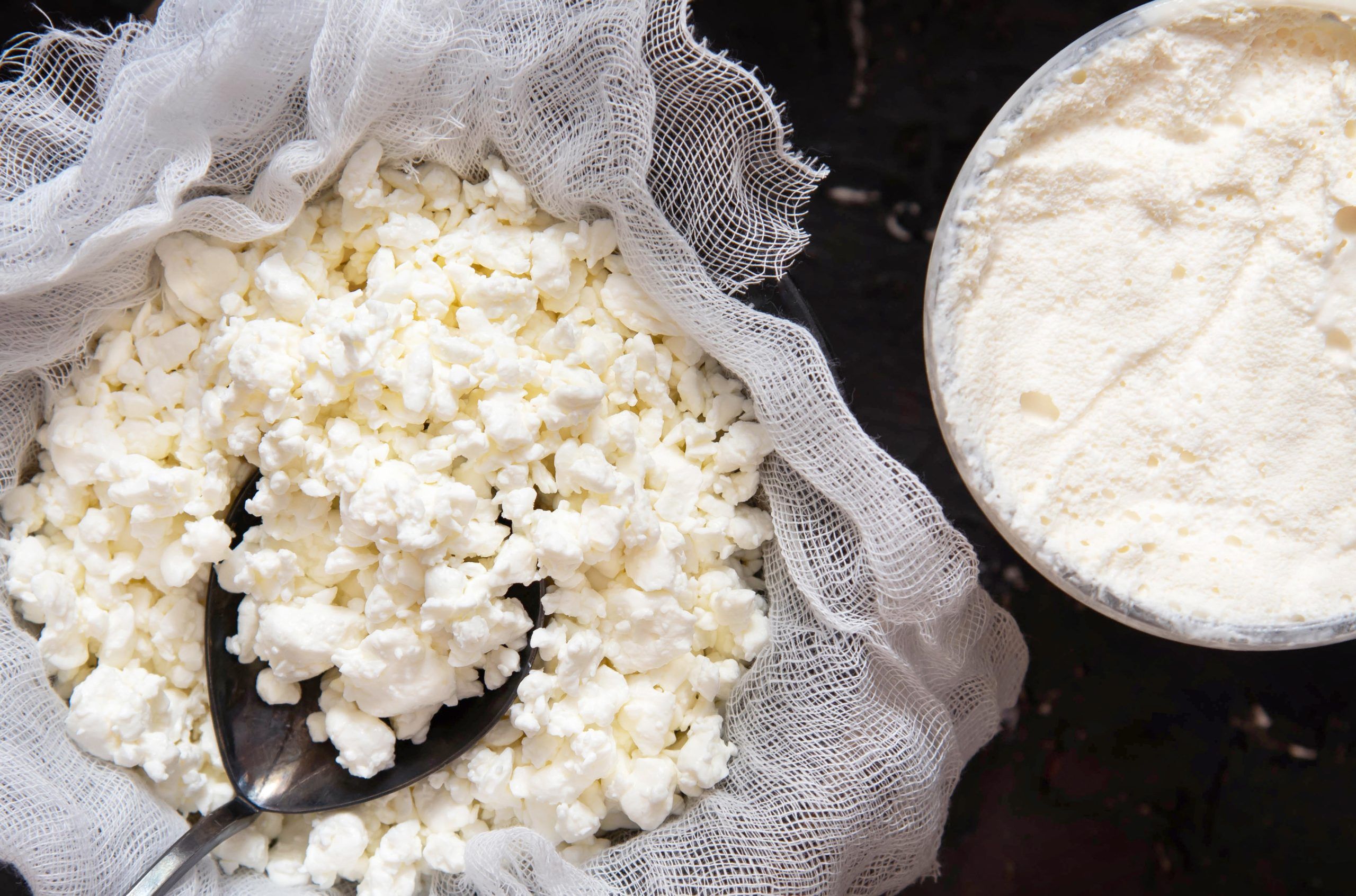Homemade Organic Ricotta Cheese