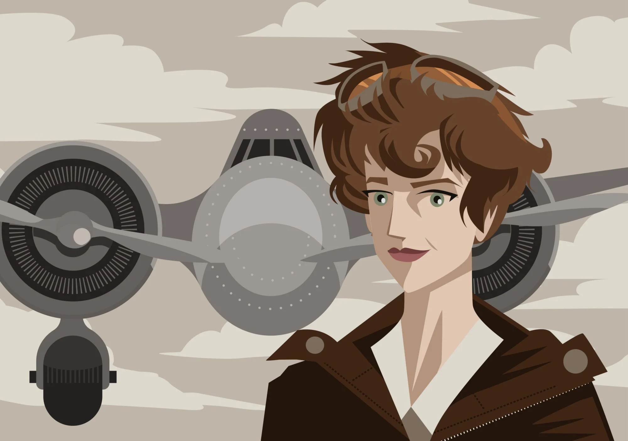 Inspired by Amelia Earhart